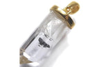 [Video][One of a kind] Stibnite in Quartz Pendant 18KGP NO.18