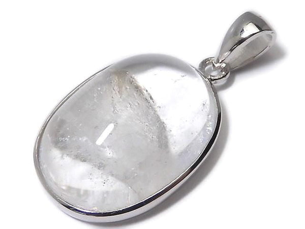[Video][One of a kind] Crystal in Quartz Pendant Silver925 NO.101