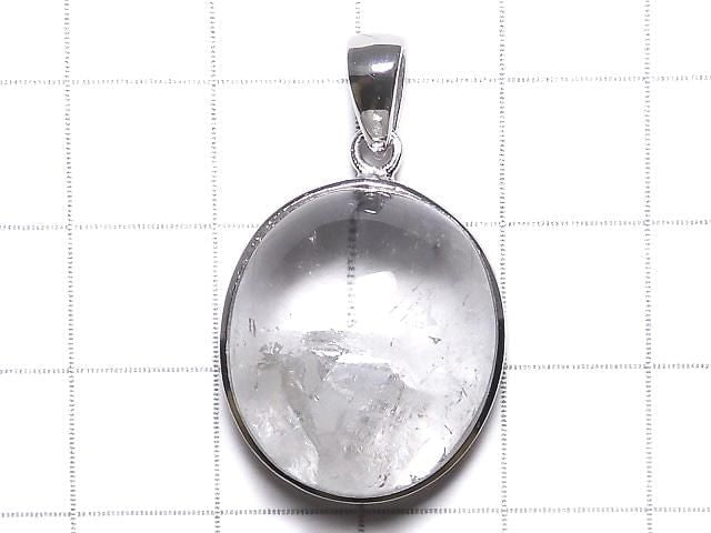 [Video][One of a kind] Crystal in Quartz Pendant Silver925 NO.105
