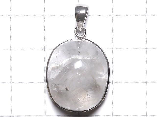 [Video][One of a kind] Crystal in Quartz Pendant Silver925 NO.106