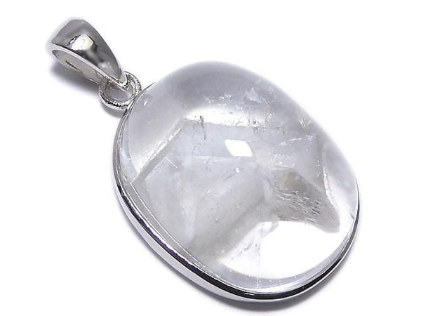 [Video][One of a kind] Crystal in Quartz Pendant Silver925 NO.113
