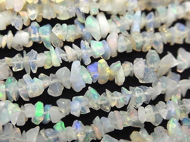 [Video] Ethiopian Opal AA++ Chips (Small Nugget) 1strand beads (aprx.33inch/82cm)