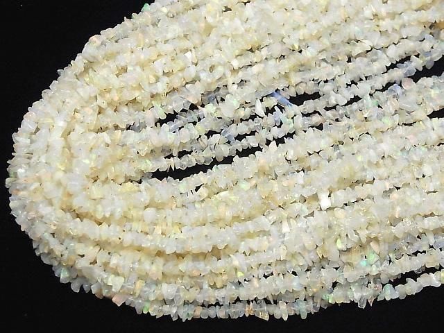 [Video] Ethiopian Opal AA++ Chips (Small Nugget) 1strand beads (aprx.33inch/82cm)