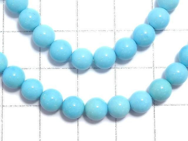 [Video][One of a kind] Arizona Sleeping Beauty Turquoise AAAA Round 6mm 1strand beads (aprx.16inch/39cm) NO.1