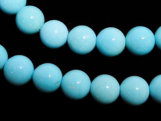 [Video][One of a kind] Arizona Sleeping Beauty Turquoise AAAA Round 6mm 1strand beads (aprx.16inch/39cm) NO.1