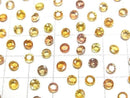 [Video]High Quality Yellow Sapphire AAA- Loose stone Round Faceted 4x4mm 3pcs