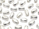 Karen Silver Faceted Tube 5x3x3mm White Silver 5pcs