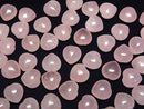 [Video]Rose Quartz AAA- Undrilled Heart 16x16mm 3pcs