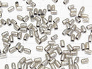 Karen Silver Ornament Tube 4x3x3mm 10pcs