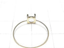 [Video][Japan][K10 Yellow Gold] Ring Frame (Prong Setting) for Round Cabochon 5mm 1pc