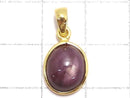 [Video][One of a kind] High Quality Star Ruby AAA Pendant 18KGP NO.36