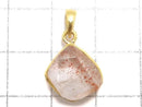 [Video][One of a kind] High Quality Lepidocrocite in Quartz AAA- Pendant 18KGP NO.212
