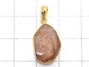 [Video][One of a kind] High Quality Lepidocrocite in Quartz AAA- Pendant 18KGP NO.216