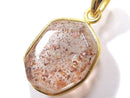 [Video][One of a kind] High Quality Lepidocrocite in Quartz AAA- Pendant 18KGP NO.219