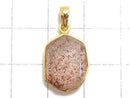 [Video][One of a kind] High Quality Lepidocrocite in Quartz AAA- Pendant 18KGP NO.219