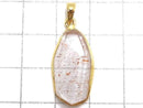[Video][One of a kind] High Quality Lepidocrocite in Quartz AAA- Pendant 18KGP NO.221