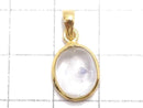 [Video][One of a kind] Fluorite in Quartz Pendant 18KGP NO.102