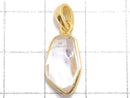 [Video][One of a kind] Fluorite in Quartz Pendant 18KGP NO.104