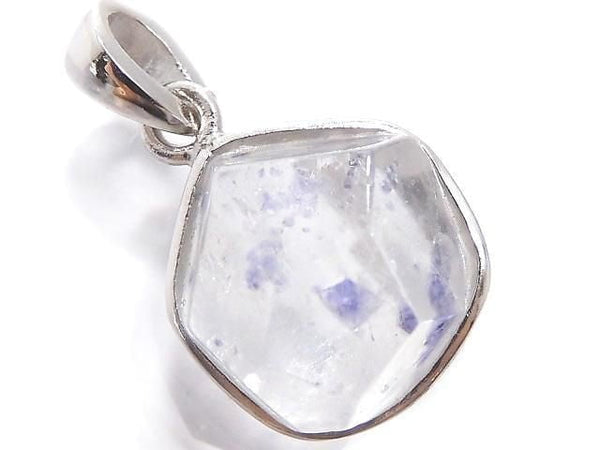 [Video][One of a kind] Fluorite in Quartz Pendant Silver925 NO.105