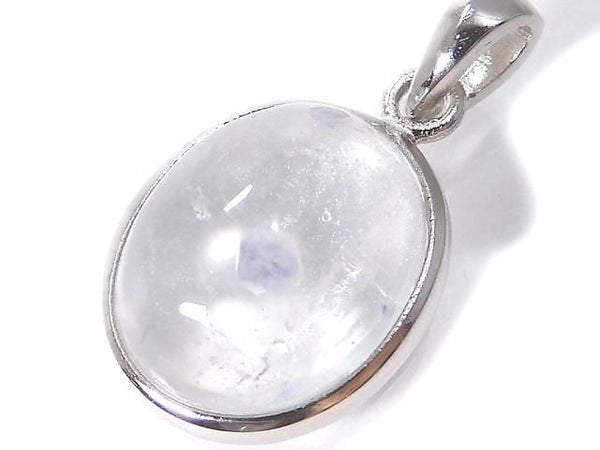 [Video][One of a kind] Fluorite in Quartz Pendant Silver925 NO.106