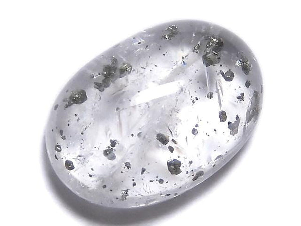 [Video][One of a kind] Pyrite in Quartz Loose stone 1pc NO.72