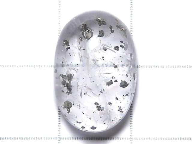 [Video][One of a kind] Pyrite in Quartz Loose stone 1pc NO.72