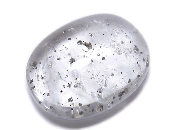 [Video][One of a kind] Pyrite in Quartz Loose stone 1pc NO.79