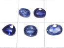 [Video][One of a kind] High Quality Blue Sapphire AAA Loose stone Faceted 5pcs Set NO.4
