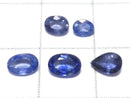 [Video][One of a kind] High Quality Blue Sapphire AAA Loose stone Faceted 5pcs Set NO.10