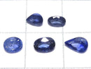 [Video][One of a kind] High Quality Blue Sapphire AAA Loose stone Faceted 5pcs Set NO.13