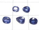 [Video][One of a kind] High Quality Blue Sapphire AAA Loose stone Faceted 5pcs Set NO.17