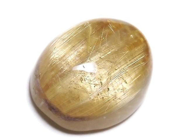 [Video][One of a kind] High Quality Rutilated Quartz AAA Cabochon 1pc NO.101