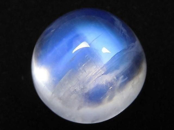 [Video][One of a kind] High Quality Rainbow Moonstone AAA Cabochon 1pc NO.143