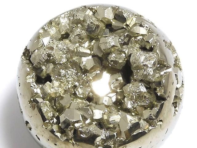 [Video][One of a kind] Golden Pyrite Sphere, Round 51mm 1pc NO.5
