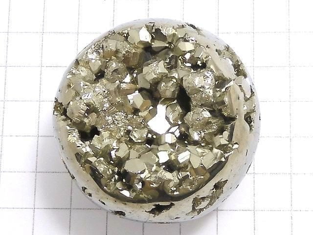 [Video][One of a kind] Golden Pyrite Sphere, Round 51mm 1pc NO.5
