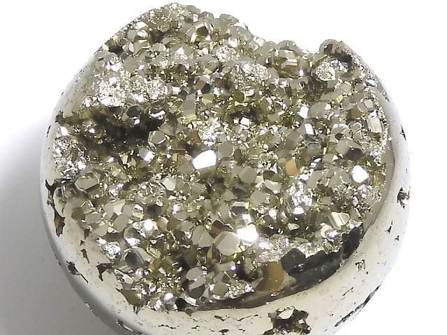 [Video][One of a kind] Golden Pyrite Sphere, Round 51mm 1pc NO.7