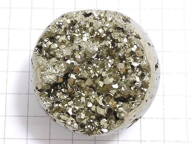 [Video][One of a kind] Golden Pyrite Sphere, Round 51mm 1pc NO.7