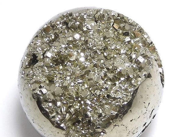[Video][One of a kind] Golden Pyrite Sphere, Round 49mm 1pc NO.9