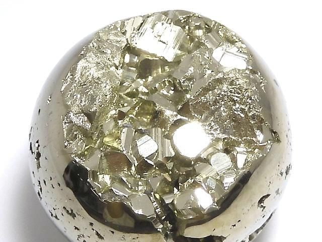 [Video][One of a kind] Golden Pyrite Sphere, Round 51mm 1pc NO.10