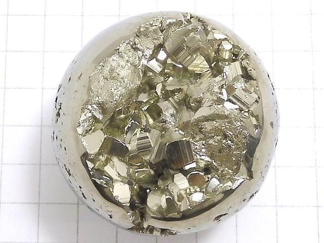 [Video][One of a kind] Golden Pyrite Sphere, Round 51mm 1pc NO.10