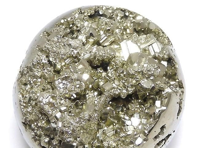 [Video][One of a kind] Golden Pyrite Sphere, Round 58mm 1pc NO.14