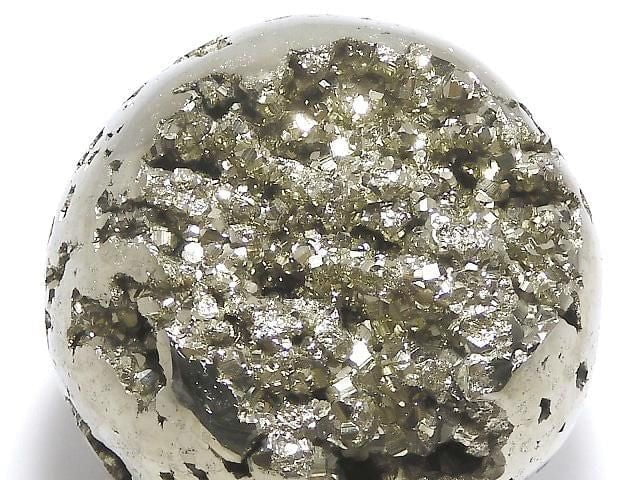 [Video][One of a kind] Golden Pyrite Sphere, Round 56mm 1pc NO.15