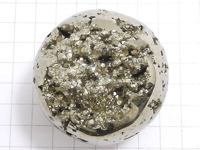 [Video][One of a kind] Golden Pyrite Sphere, Round 56mm 1pc NO.15
