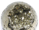 [Video][One of a kind] Golden Pyrite Sphere, Round 55mm 1pc NO.16