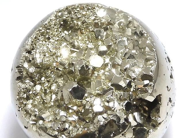[Video][One of a kind] Golden Pyrite Sphere, Round 63mm 1pc NO.20