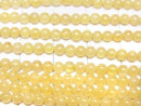 Yellow Jade Round 3mm 1strand beads (aprx.15inch/38cm)