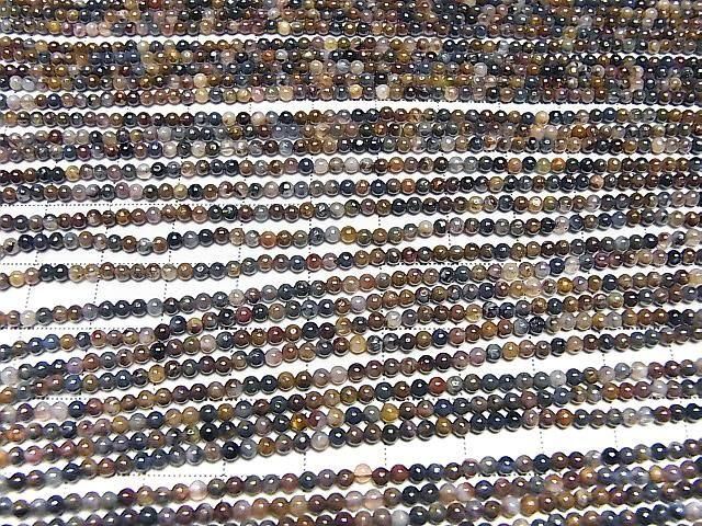 [Video] Pietersite AA++ Round 2mm 1strand beads (approx. 15 inches/37 cm)