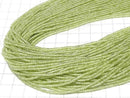 [Video]Peridot AA+ Tube (Heishi) 2x2x1mm 1strand beads (aprx.15inch/37cm)