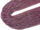 [Video]Rhodolite Garnet AA+ Tube (Heishi)2x2x1mm 1strand beads (aprx.15inch/37cm)