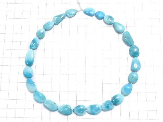 [Video][One of a kind] Arizona Sleeping Beauty Turquoise AAA- Nugget 1strand beads (aprx.15inch/36cm) NO.1